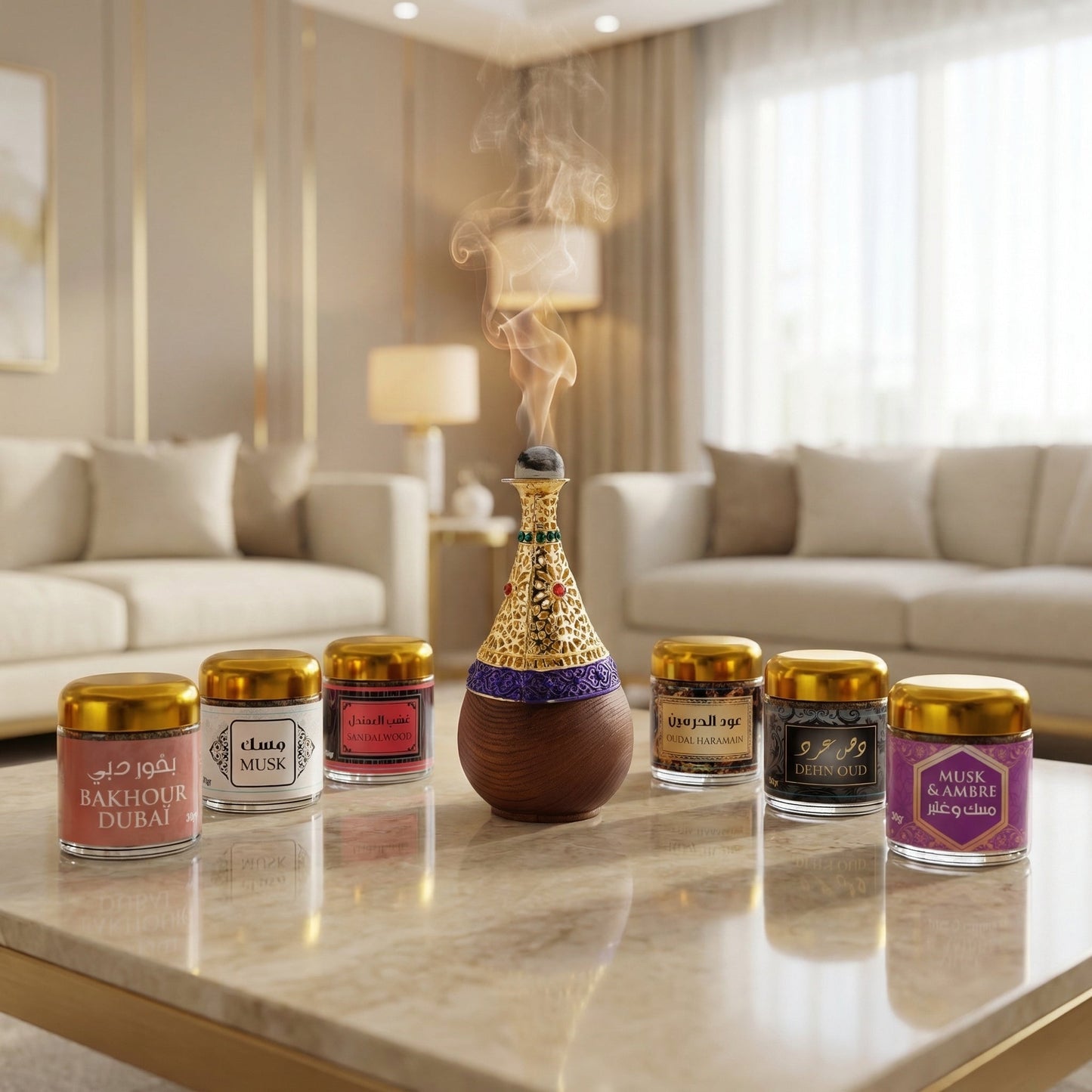 La Boîte Découverte Bakhour – Parfum d’Ambiance Oriental Traditionnel
