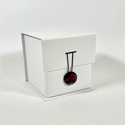 Wild Instinct collection -Black Plum & Rhubarb Scented Candle-3