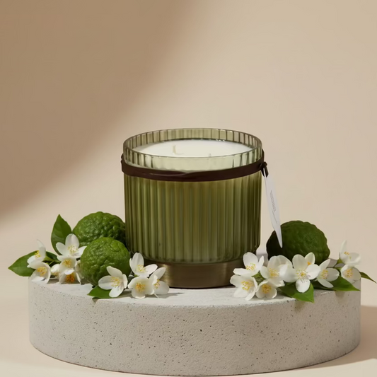 Iris Flute Scented Candle Jasmine & Bergamot (500ml)-0