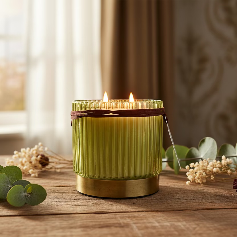 Iris Flute Scented Candle Jasmine & Bergamot (500ml)-1