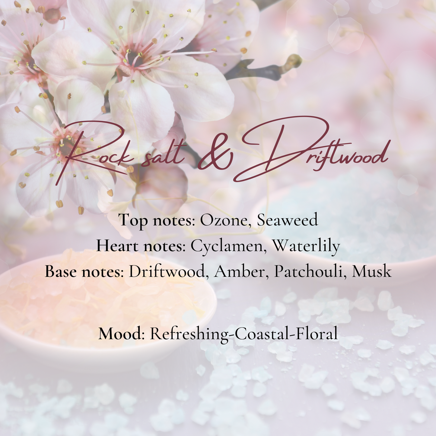 Wax melts- Rocksalt & Driftwood Scent-2