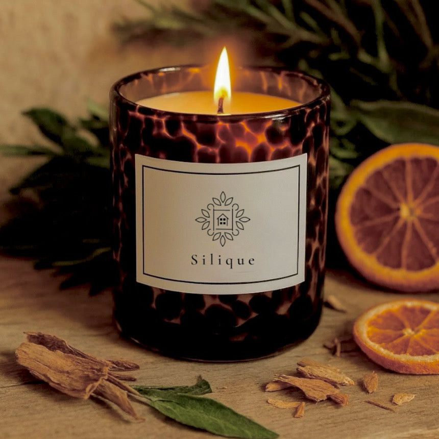 Wild Instinct Collectie - Mandarijn & Sandelhout Geurkaars