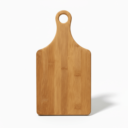 personalized bamboo paddle cutting board with Personalized Engraving