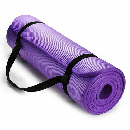 10MM Thick Durable NBR Yoga Mat for Gym and Pilates